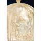 Antique Mother-of-Pearl Plaque with Saint Teresa of Jesus