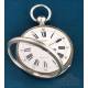 Antiguo Reloj de Bolsillo de Plata Paul Boch, Mercado Chino, Ginebra 1870