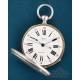 Antiguo Reloj de Bolsillo de Plata Paul Boch, Mercado Chino, Ginebra 1870