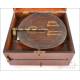 Antique Adler Music Box with 19 Interchangeable Discs, Germany, 1900