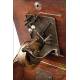 Antique Oak His Master's Voice Gramophone-Phonograph. France, c. 1910