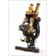 Antique Binocular Microscope Leitz Wetzlar from 1930. Germany.