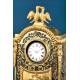 Antique Pocket Watch Stand in Wood and Boulle Marquetry, France, 1800