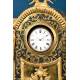 Antique Pocket Watch Stand in Wood and Boulle Marquetry, France, 1800