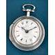 Antiguo Reloj de Bolsillo Otomano de Edward Prior con Caja Doble, Londres 1771