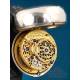 Antiguo Reloj de Bolsillo Otomano de Edward Prior con Caja Doble, Londres 1771