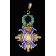 Spain. Order of Civil Merit, Commander Category. Enameled Silver.