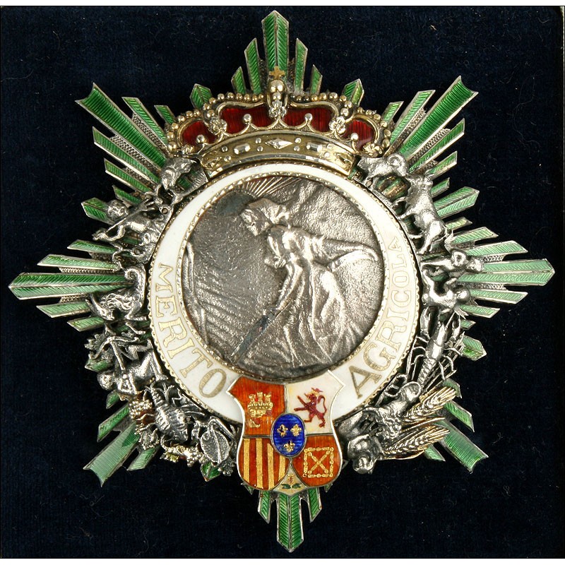 Spain, Order of Agricultural Merit. 1905-1930. First Model