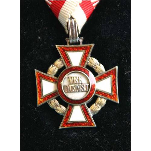 Austria. Cross for Military Merit. III Class. With its case