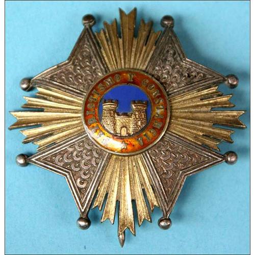 Spain. National Militia Badge. 1843