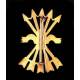 Original insignia of the Spanish Falange. Spain, 40's