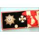 Italy. Order of the crown. In silver and gold. Case