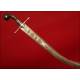 Spectacular Ottoman Kilij in Solid Silver with Gold Inlay. XIX Century