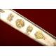 Spectacular Ottoman Kilij in Solid Silver with Gold Inlay. XIX Century