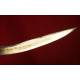 Spectacular Ottoman Kilij in Solid Silver with Gold Inlay. XIX Century