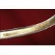 Spectacular Ottoman Kilij in Solid Silver with Gold Inlay. XIX Century