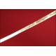 Spectacular Ottoman Kilij in Solid Silver with Gold Inlay. XIX Century