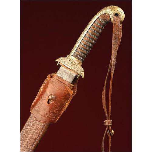 Infantry Officer's Machete, Spanish Army of Cuba, Year 1891 (approx.)