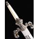 Plug Bayonet with Ivory Hilt and Leather Scabbard. Europe, XIX Century