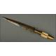 Elegant Antique Spanish Knife, mid 19th century. With bone and brass handles.