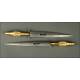 Antique Pair of 19th Century Spanish Daggers. Historical Pieces. With Bone Handles