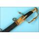 Light cavalry officer's saber. National Guard. France. 1799-1804