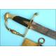 Light cavalry officer's saber. National Guard. France. 1799-1804