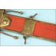 Ecuela de Marte sword or machete, for cadets. France. 1794