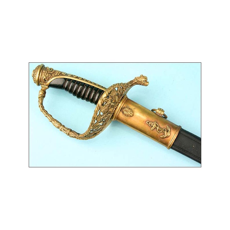 Marine officer's saber. France. Model 1870