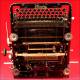 Attractive Continental Silenta Typewriter, 1934. In Perfect Working Condition.