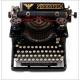 Woodstock Typewriter No. 4 Made in USA in 1916. In Very Good Condition and Working