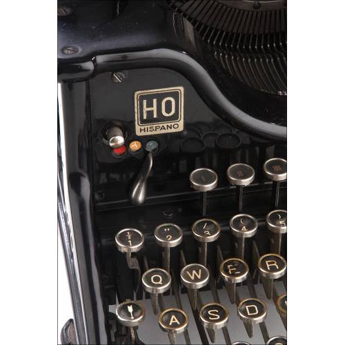 Máquina de Escribir Hispano Olivetti M40, en Muy Buen Estado. Barcelona,  Años 40. Funcionando