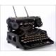 Antique German Stoewer Elite Typewriter. Year 1925, Well Preserved and Working.