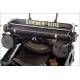 Antique German Stoewer Elite Typewriter. Year 1925, Well Preserved and Working.