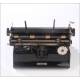 Antique German Stoewer Elite Typewriter. Year 1925, Well Preserved and Working.