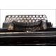 Antique German Stoewer Elite Typewriter. Year 1925, Well Preserved and Working.