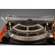 Rare Adler Typewriter with Cyrillic Keyboard, Made in Germany in the 1920's. Working.