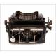 Beautiful Ideal A Typewriter, Antique and Well Preserved. Germany, Circa 1906