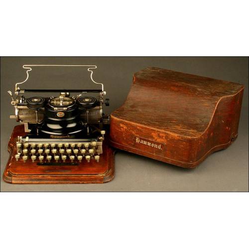 Antique Typewriter from Hammond Multiplex, USA, 1915 for sale at Pamono