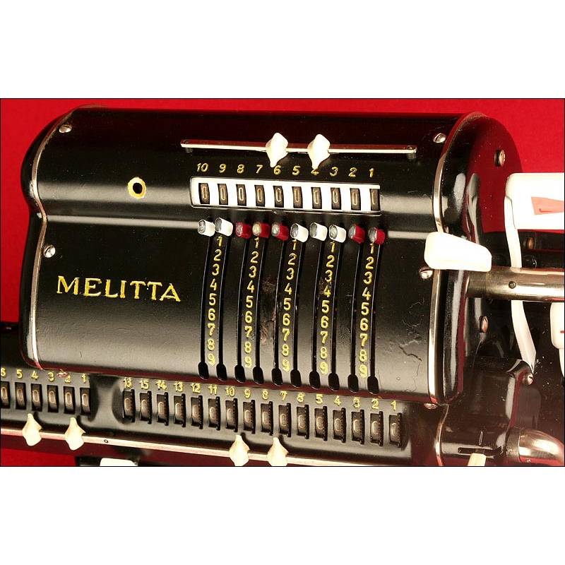 Beautiful Melitta Calculating Machine, Fully Restored and in working order.  1930's