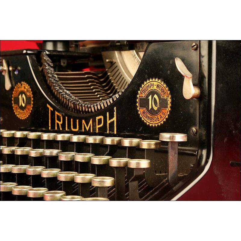 Antigua Máquina de Escribir Marca Triumph, Año 1926.  Maquina de escribir, Máquinas  de escribir de la vendimia, Gabinetes de curiosidades