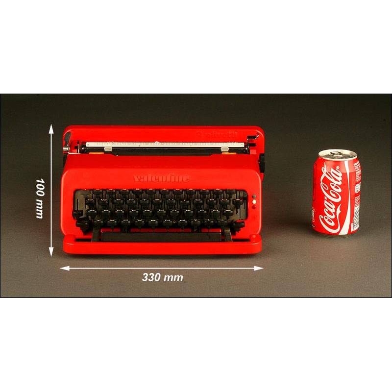 Preciosa Máquina de Escribir Olivetti Valentine de 1969. En Perfecto Estado  y Funcionando Bien