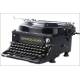 Antique Continental Silenta Typewriter in working order. Germany, 1930's