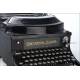 Antique Continental Silenta Typewriter in working order. Germany, 1930's