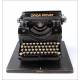 Beautiful Antique Orga Privat Typewriter with Original Cover. Germany, Circa 1923