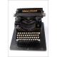 Beautiful Antique Orga Privat Typewriter with Original Cover. Germany, Circa 1923