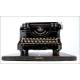 Beautiful Antique Orga Privat Typewriter with Original Cover. Germany, Circa 1923