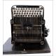 Beautiful Antique Orga Privat Typewriter with Original Cover. Germany, Circa 1923