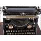 Antique Torpedo Typewriter No. 5 in operation. Germany, Circa 1920