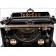 Antique Torpedo Typewriter No. 5 in operation. Germany, Circa 1920